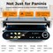 7-in-1 Electric Indoor Panini Press Grill – 1200W Contact Grill with Smart LED Display & Removable Plates